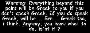 Do you speak Greek ?